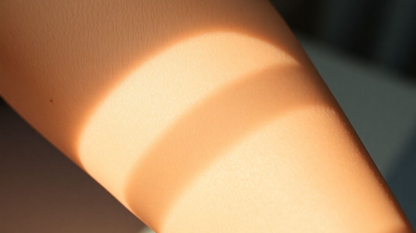 Pele lisa e sem pelos após depilação.